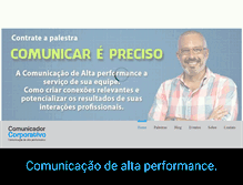 Tablet Screenshot of comunicadorcorporativo.com.br